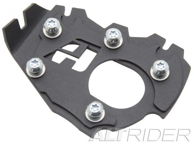 AltRider Side Stand Enlarger Foot with 6mm Riser for the BMW R 1200 & R 1250 GS & GSA Water Cooled - Black