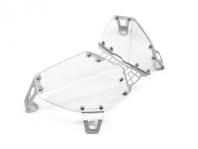 AltRider Clear Headlight Guard for the Yamaha Super Tenere XT1200Z (2010-2021)- Silver