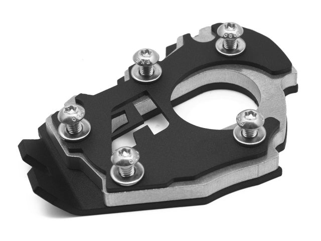 AltRider Side Stand Enlarger Riser Plate for the BMW R 1200 & R 1250 GS /GSA Water Cooled - Silver