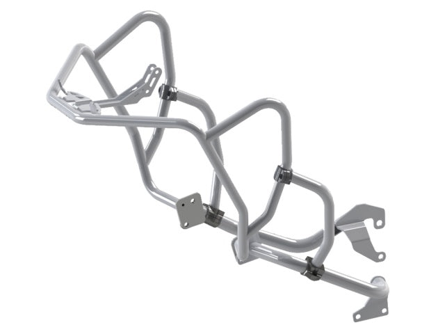 AltRider Lower Crash Bars for Honda CRF1100L Africa Twin ADV Sports (with installation bracket) - (Headlight Guard Installed) (2020-2023) - Silver