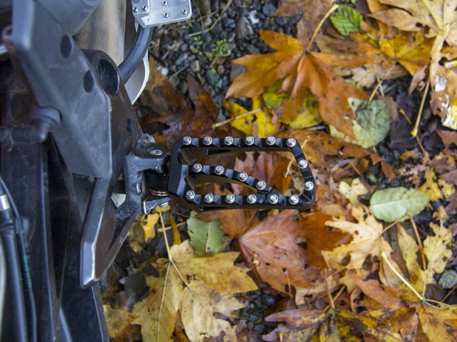 AltRider Adventure II Foot Pegs for Yamaha Tenere 700 and KTM / Husqvarna / GasGas Models - Black