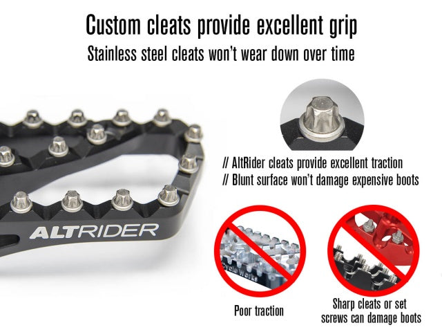 AltRider Adventure II Foot Pegs for the Aprilia Tuareg 660