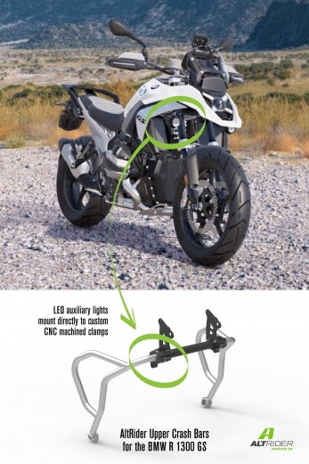 AltRider Upper Crash Bars for the BMW R 1300 GS - Silver