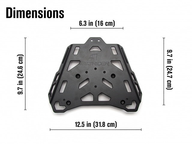 Altrider Rear Luggage Rack for Honda XL750 Transalp - Black