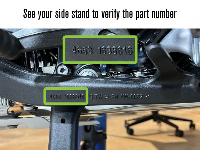 AltRider Side Stand Enlarger Foot for the BMW R 1300 GS (with Sport Suspension) and GS Adventure