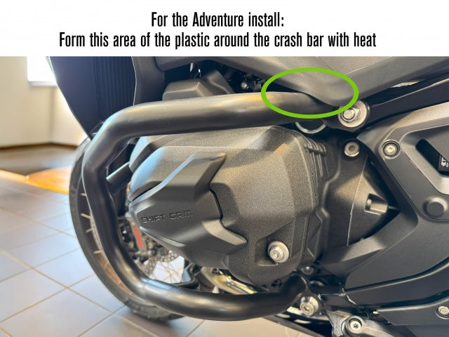 AltRider Upper Crash Bars for the BMW R 1300 GS - Silver