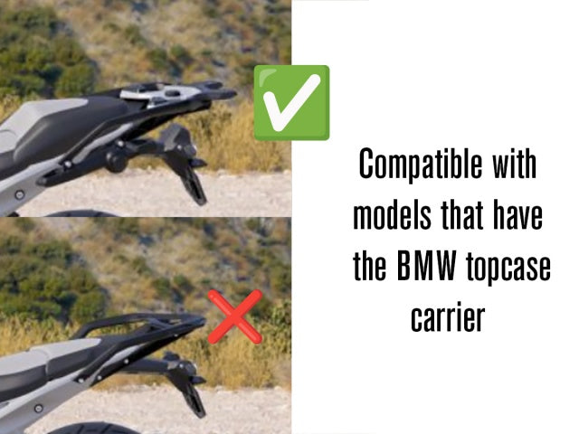 AltRider Rear Luggage Rack for the BMW R 1300 GS - Black