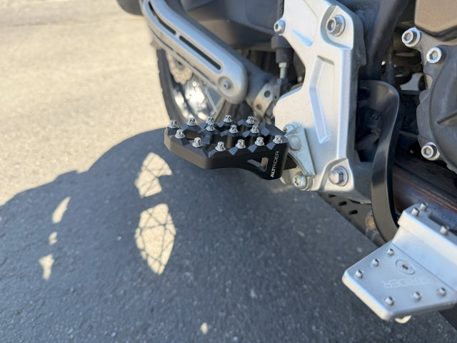 AltRider Adventure II Foot Pegs for Yamaha Tenere 700 and KTM / Husqvarna / GasGas Models - Black