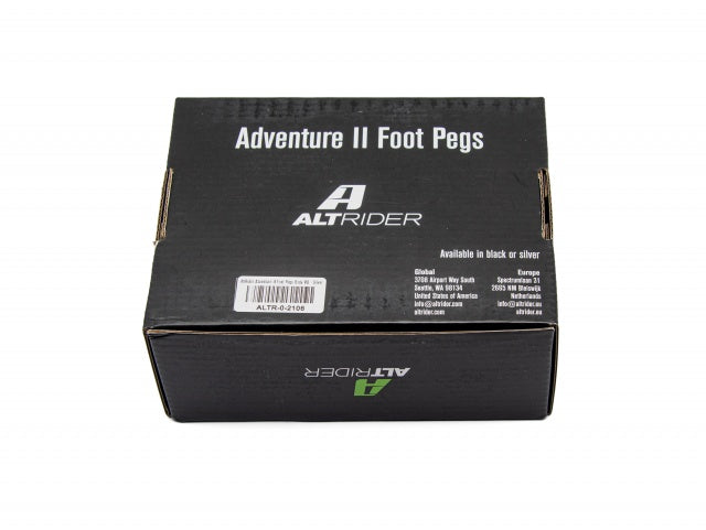 AltRider Adventure X Foot Pegs for the Honda CRF1100 Africa Twin/ ADV Sports - Black