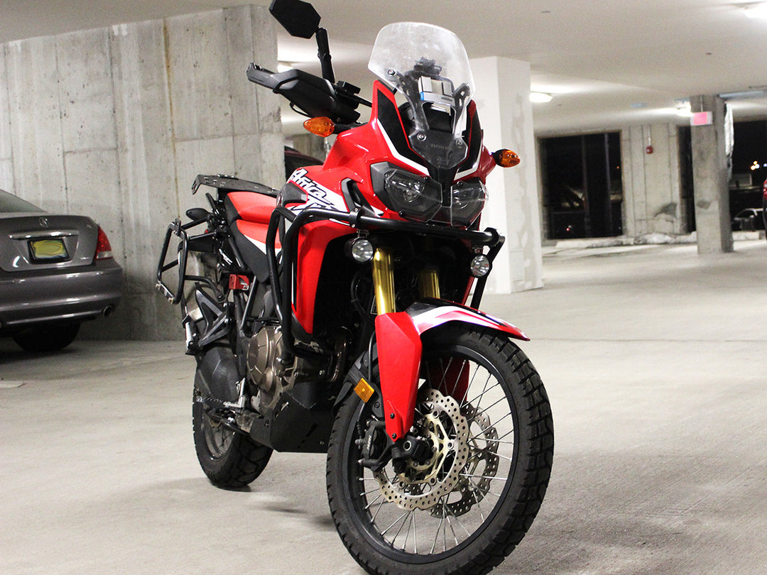 AltRider Upper Crash Bars for the Honda CRF1000L Africa Twin (with installation bracket) - Black