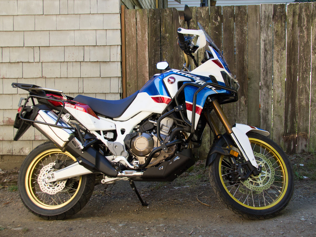 AltRider Upper Crash Bars for the Honda CRF1000L Africa Twin Adventure Sports (with installation bracket) - Black