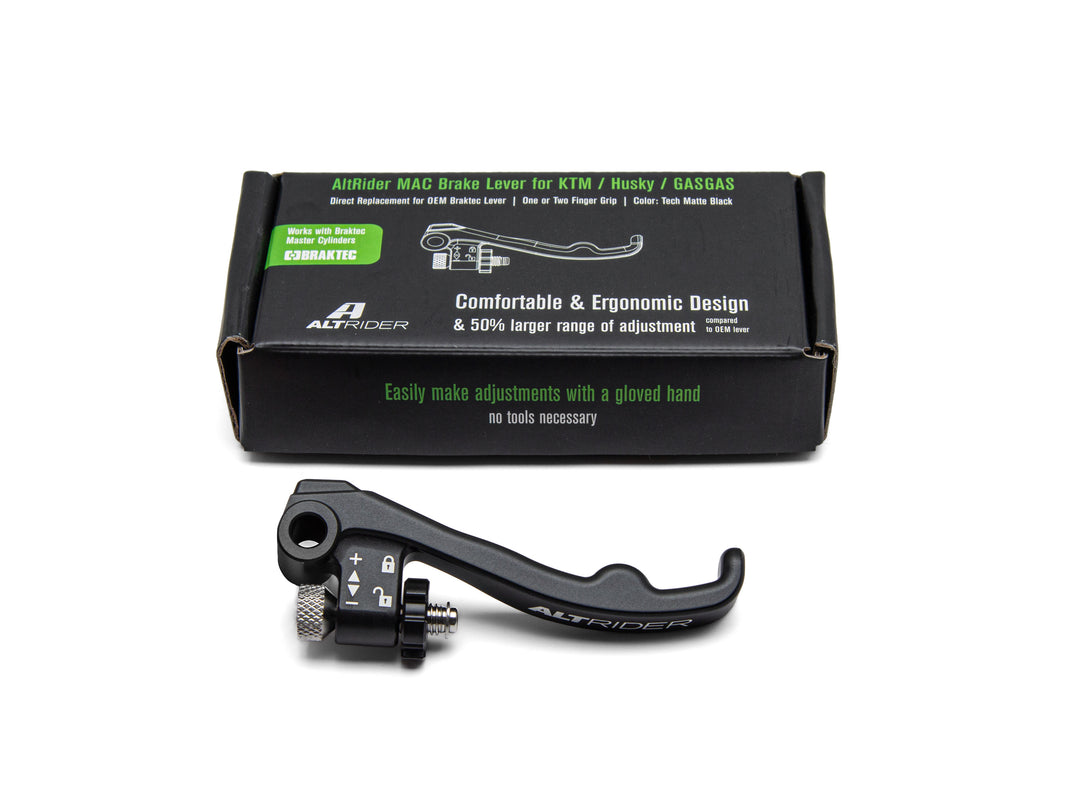 AltRider MAC Clutch and Brake Lever Combo for GasGas/ Husqvarna BrakTec System