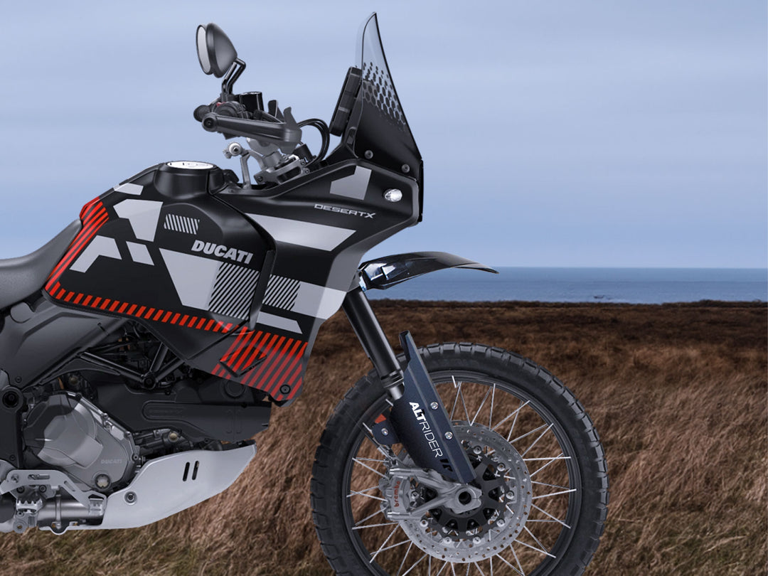 AltRider Fork Leg Guards for the Ducati DesertX