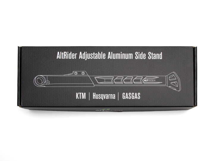 AltRider Adjustable Aluminum Side Stand for KTM / Husqvarna / GasGas Dirt Bikes