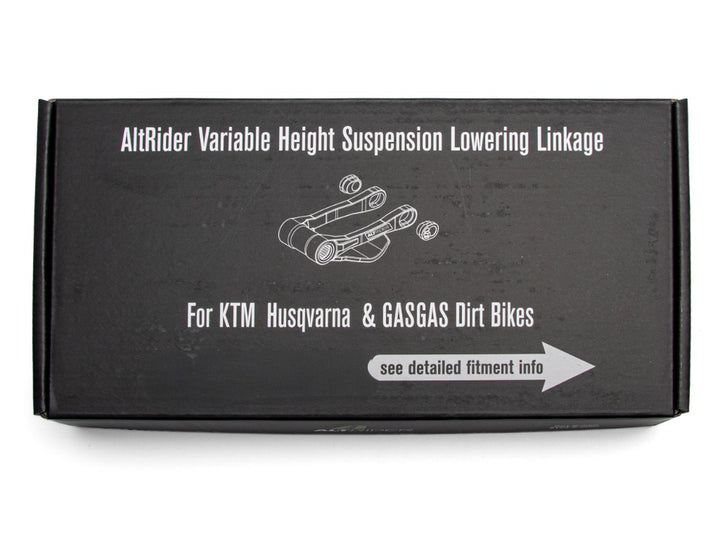 AltRider Variable Height Suspension Lowering Linkage for KTM / Husqvarna / GASGAS Dirt Bikes