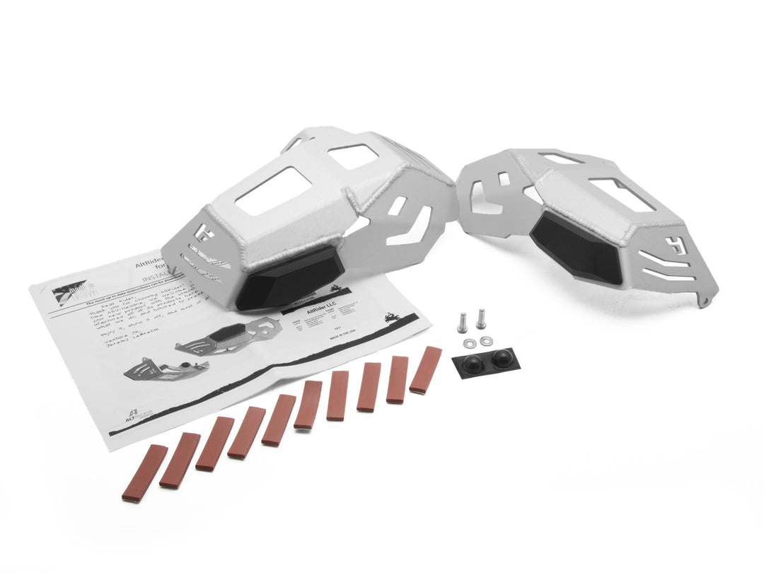 AltRider Cylinder Head Guards for the BMW R 1200 Water Cooled (2013-2018) - Silver