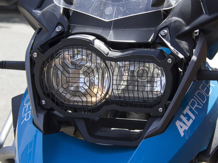 AltRider Headlight Guard Kit with Stainless Steel Lens for the BMW R 1200 & R 1250 GS /GSA