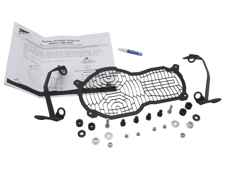 AltRider Headlight Guard Kit with Stainless Steel Lens for the BMW R 1200 & R 1250 GS /GSA