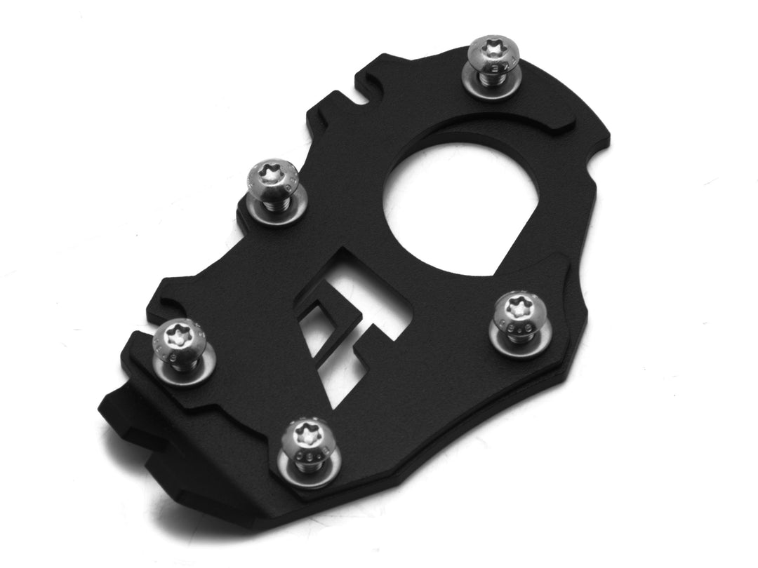 AltRider Side Stand Foot for the BMW R 1200 & R 1250 GS /GSA Lowered - Black (2013-2024)