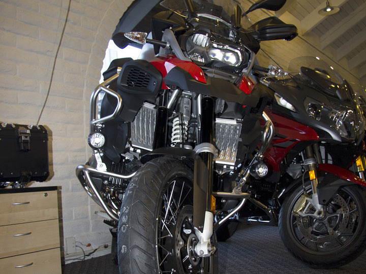 AltRider Radiator Guard for the BMW R 1200 GS Adventure Water Cooled (2018-2019) - Black