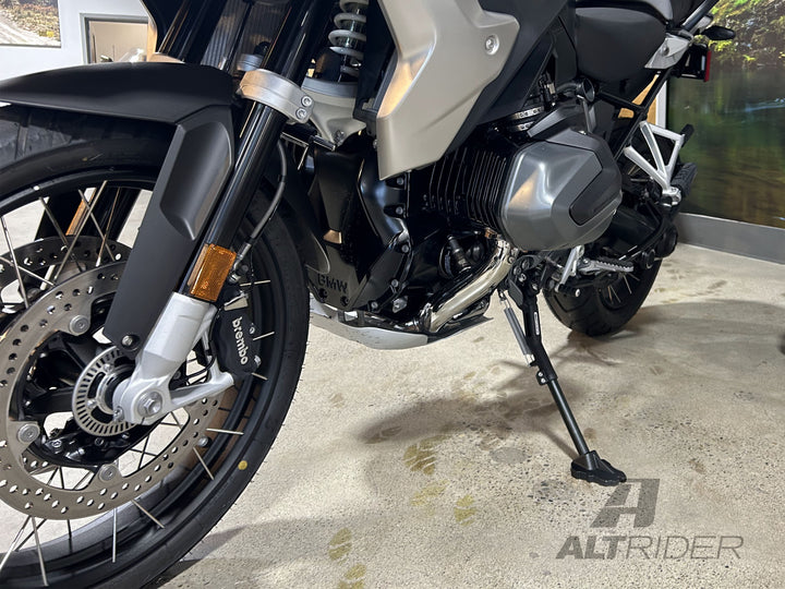 AltRider Adjustable Aluminum Side Stand for Lowered Suspension BMW R 1200 & R 1250 GS/GSA (2013-current)