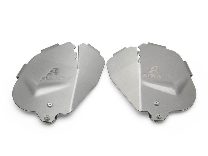 AltRider Cylinder Head Guards for the AltRider BMW R 1250 GS Crash Bars - Silver