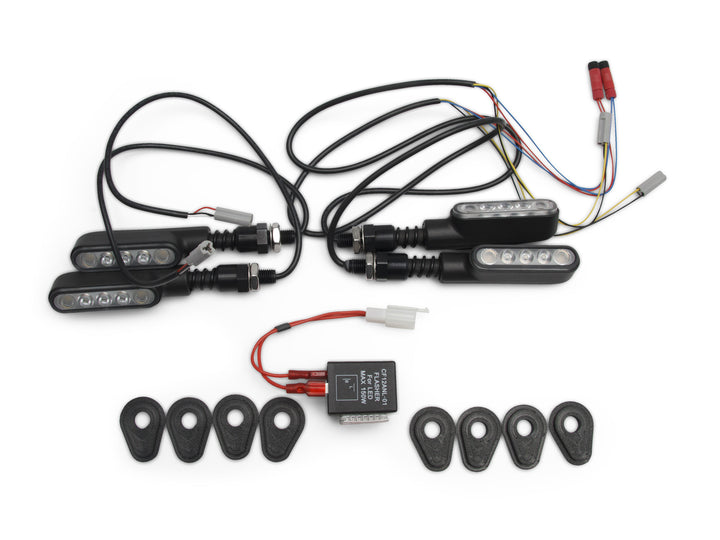 AltRider Tail Tidy Fender Eliminator with Cyclops Tuff Light Full Flex Blinkers for the Yamaha Tenere 700
