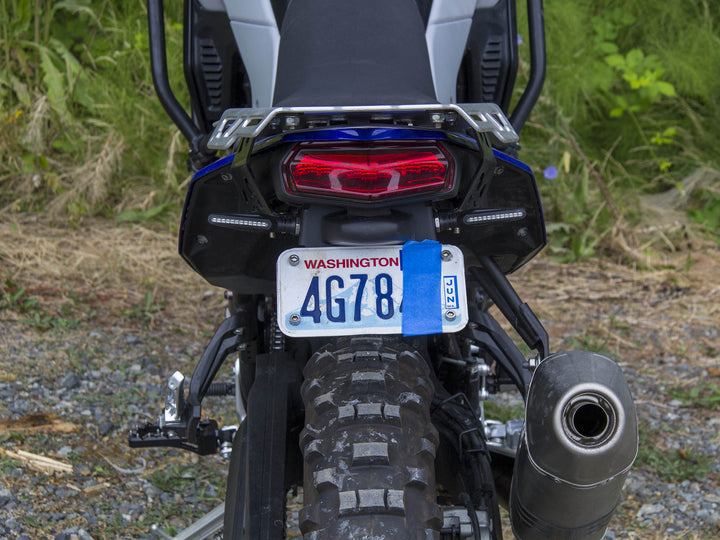 AltRider Tail Tidy Fender Eliminator with Cyclops Tuff Light Full Flex Blinkers for the Yamaha Tenere 700